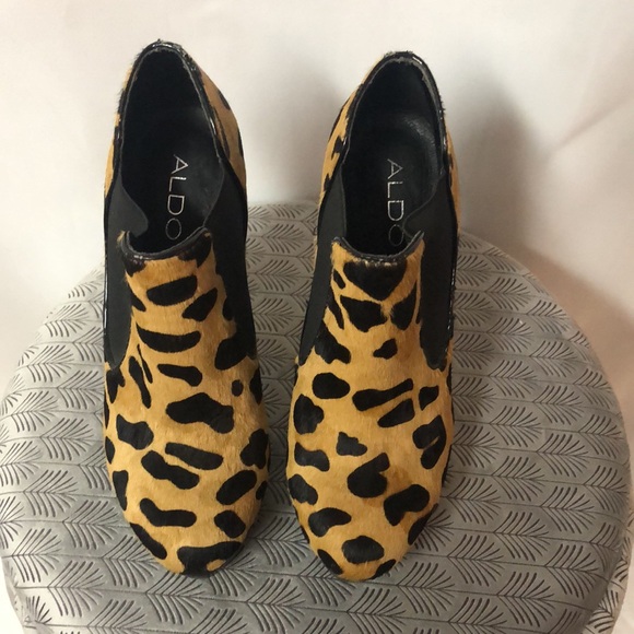 Aldo leopard print platform booties - Picture 3 of 12